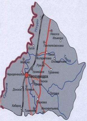 Карта лесозаводский мурманской области